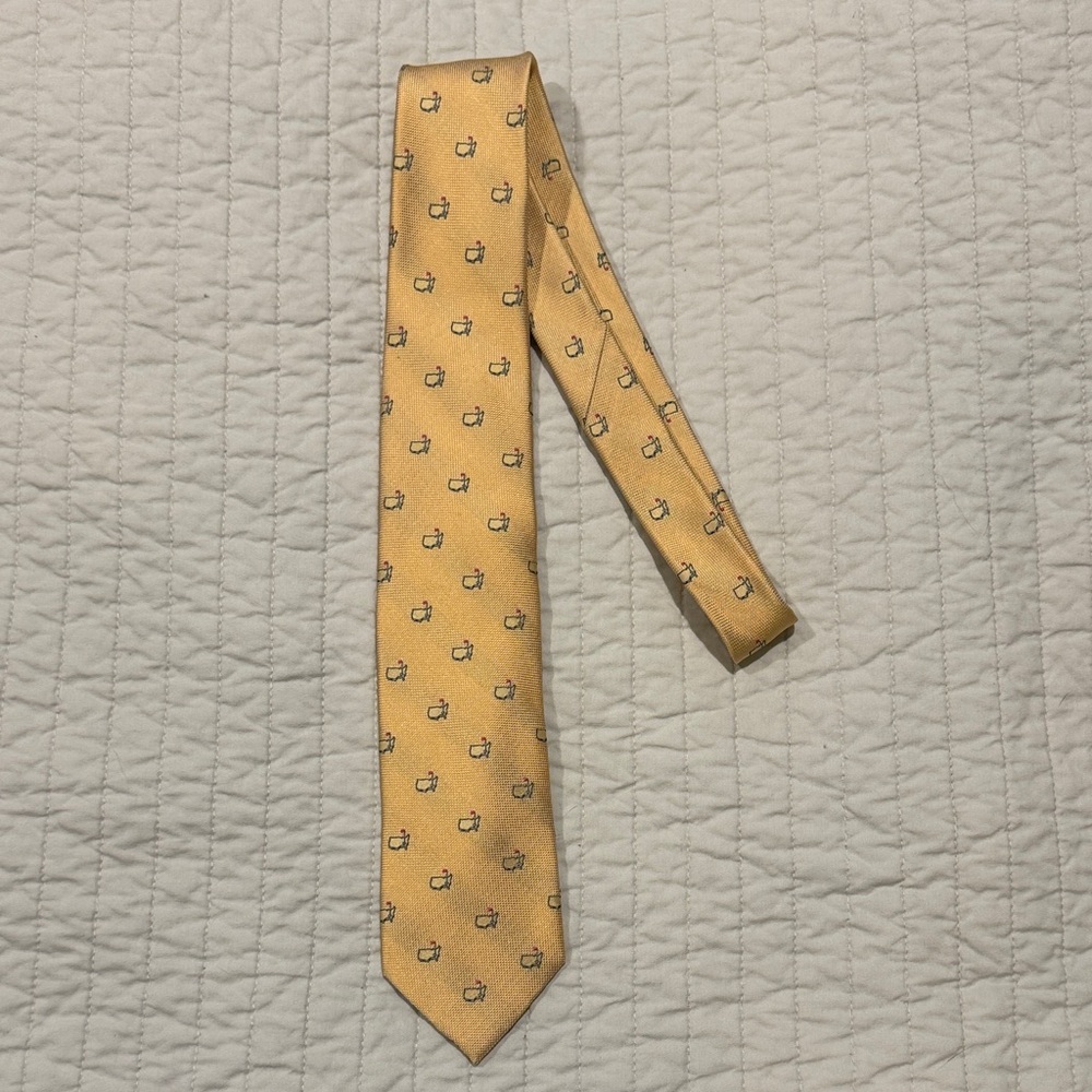 Masters Gold Patterned Tie